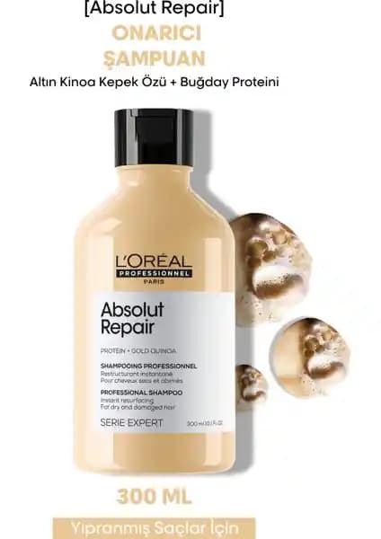 L'Oréal Professionnel Absolut Repair Serisi Yıpranmış Saçlar İçin Güçlü Onarım Çözümü