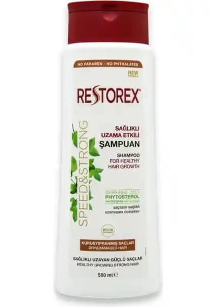 Restorex Kuru ve Yıpranmış Saçlar İçin Şampuan Saçları Güçlendiren ve Parlaklık Katan Formül