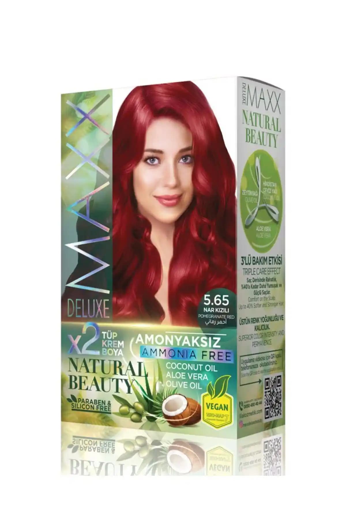 2025'te MAXX DELUXE 5.65 Nar Kızılı ile Saçlarınızda Doğal Canlılık