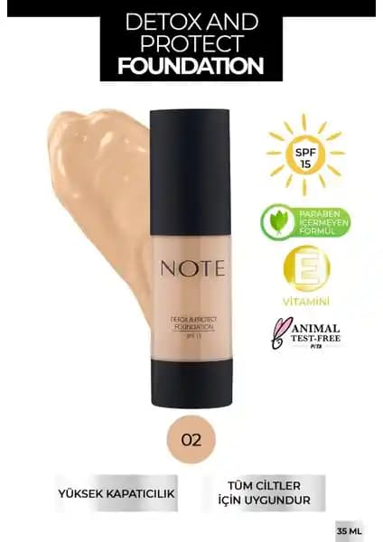 Note Detox & Protect ve Mattifying Extreme Wear Fondöten Karşılaştırması