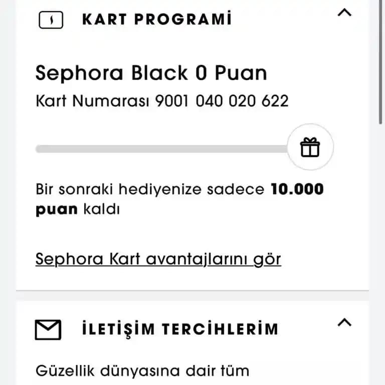 Sephora'da 50 Dolarlık Hediye Kartıyla Makyaj ve Cilt Bakım Ürünleri Seçenekleri