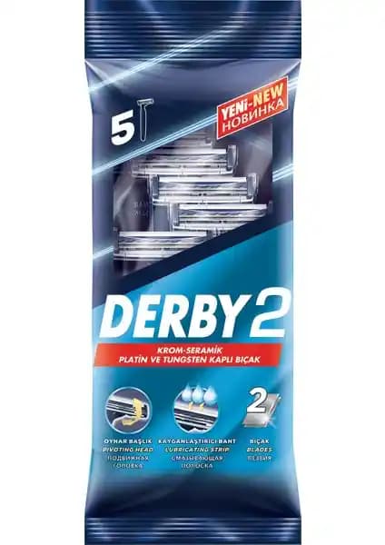 Derby 2 5'li Poşet Tıraş Bıçağı: Yüksek Performans ve Konfor Sağlayan Modern Çözüm
